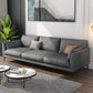 Contemporary Gray Recessed Arm Couch Living Room Faux Leather Sofa Clearhalo 'furn' 'furn_sofas' 'Furniture' 'furniture_sofas' 'Living Room Furniture' 'Sofa' 'sofas' 1200x1200_02cb1e6c-3c63-44a7-ab8e-62c3fe50468c