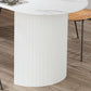 Modern Oval Dining Table Wood Double Pedestal Home Kitchen Dinner Table in White Clearhalo 'Dining Tables & Seating' 'Dining Tables' 'dining_table' 'furn' 'furn_dining_table' 'Furniture' 'furniture_dining_table' 'Kitchen & Dining Furniture' 'kitchen' 'kitchen_dining_table' 1200x1200_02cc1d52-61e2-4d6a-8feb-88a9269f4fd1