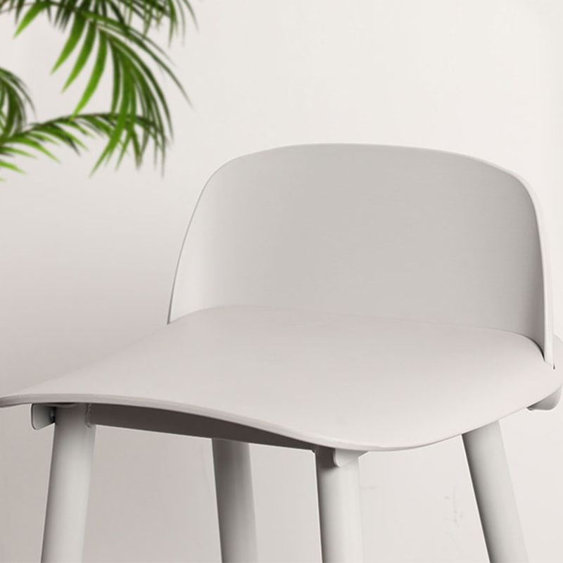 Scandinavian Style Bar-stool with Metal Legs Square Seat Counter Stool for Kitchen Bar Clearhalo 'Bar Furniture' 'Bar Stools' 'bar_stools' 'furn' 'furn_bar_stools' 'furniture_bar_stools' 'Kitchen & Dining Furniture' 'kitchen&dining_furn' 'kitchen' 'kitchen_furn' Furniture' 1200x1200_02cc8666-33c6-4bcf-883e-3e6e0e37c8f6