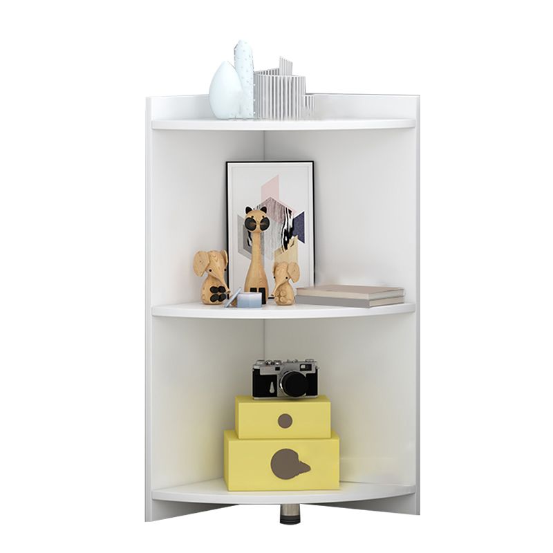 閉じた木製本棚モダンミニマリストホームリビングルームコーナーブックケース