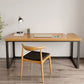 Modern Rectangular Writing Desk Solid Wood Office Desk with Metal Base Clearhalo 'furn' 'furn_office_desk' 'Furniture' 'Office Desks' 'Office Furniture' 'office_desk' 1200x1200_02d2f800-2379-4192-a120-d4a42893742a