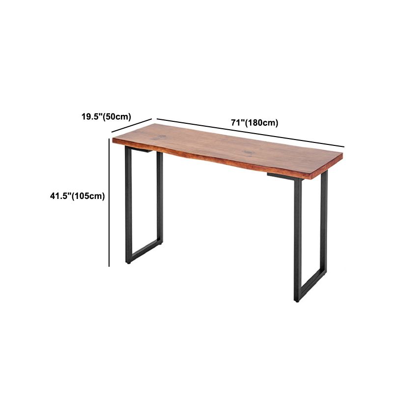Industrielles 1/2/7-teiliges Stehtisch-Set aus massivem Holz, rechteckiges Theken-Set für den Heimgebrauch