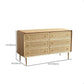 Traditionele opbergkast Dressoir Houten kist met laden