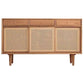 Sideboard contemporanea Porte Rattan Pinna armadio per soggiorno per soggiorno