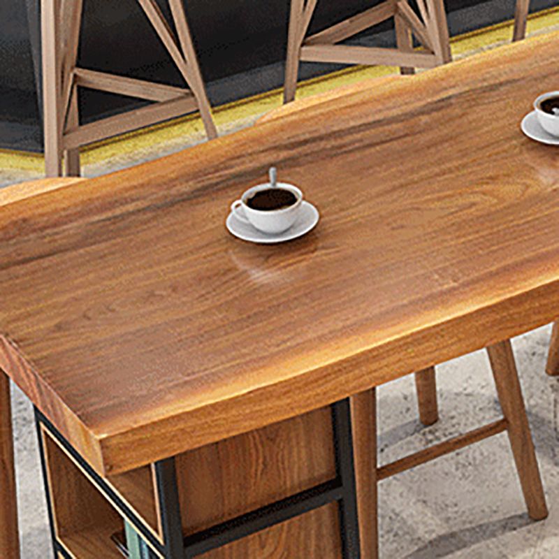 Rectangle Wood Bar Table Contemporary Bar Table with Sled Base Clearhalo 'Bar Furniture' 'Bar Tables' 'bar_tables' 'furn' 'furn_bar_tables' 'Furniture' 'furniture_bar_tables' 'Kitchen & Dining Furniture' 1200x1200_02d70483-bd5b-4c85-a423-19c7c35d6279