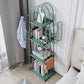Libreria geometrica scandinava Metal With Back Shelf with Scaffali