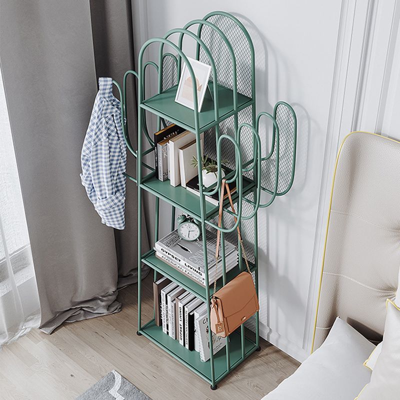 Libreria geometrica scandinava Metal With Back Shelf with Scaffali
