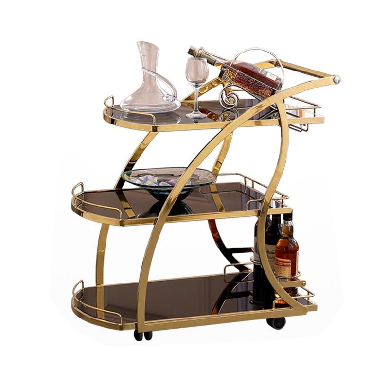 32.68" High Modern Prep Table Rolling Metal Prep Table for Home Clearhalo 'furn' 'furn_kitchen_islands_carts' 'Furniture' 'Kitchen & Dining Furniture' 'Kitchen Islands & Carts' 'kitchen_islands_carts' 1200x1200_02d9c6c8-d762-4730-a395-60a09d79cc2f