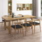 Industrial Rectangle Wood Dining Table 1/2/7 Pieces Dining Set for Dining Room