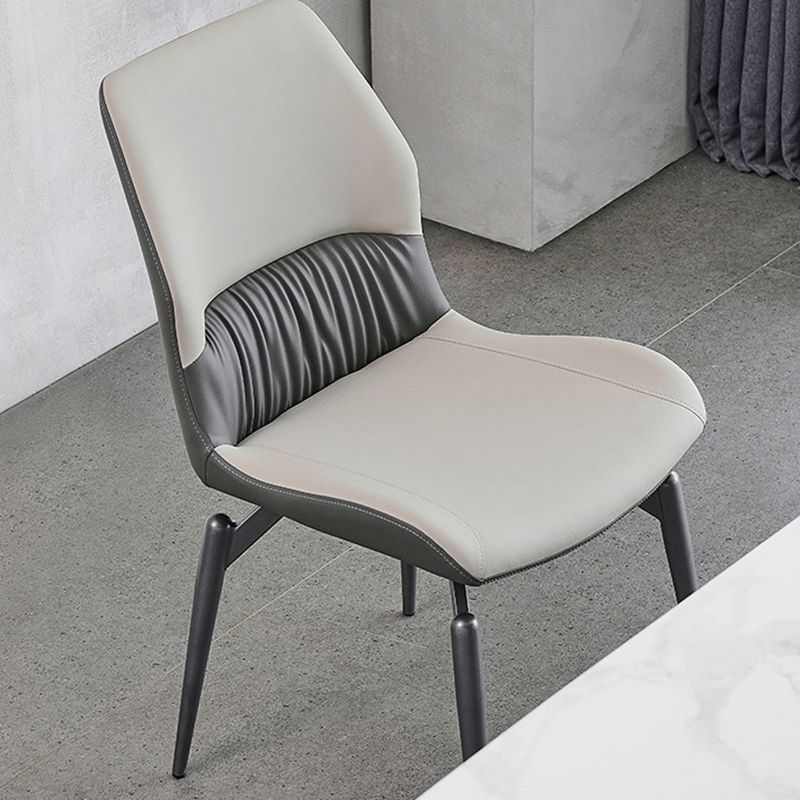 フェイクレザーキッチンダイニングチェア布張りのダイニングチェア