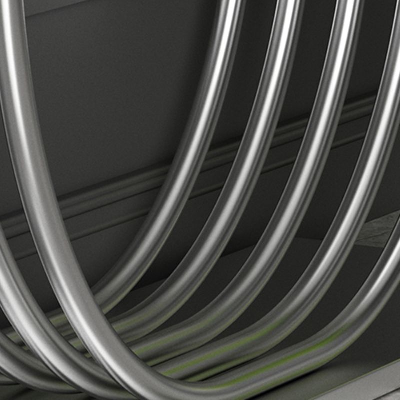 Glam Abstractl Slate / Metal Rectangle Console résistant aux taches Rectangle pour HAL