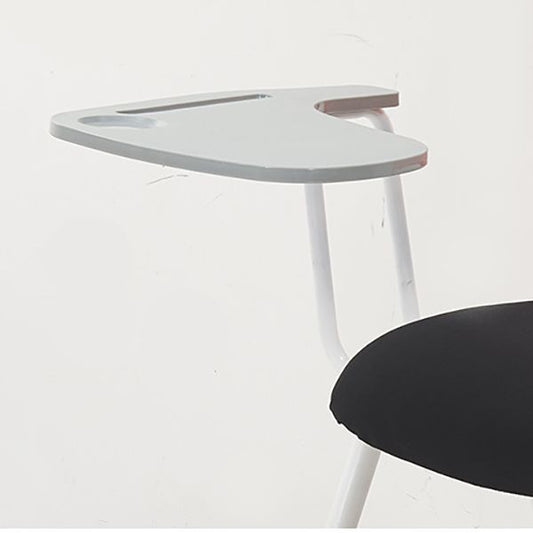 Sedia da scrivania contemporanea a metà schiena senza ruote sedia da ufficio a braccioless