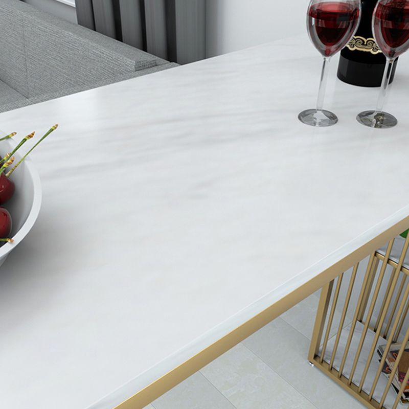 Rectangle Stone Bar Table Traditional Luxury Bar Dining Table with Sled Base Clearhalo 'Bar Furniture' 'Bar Tables' 'bar_tables' 'Furniture' 'furniture_bar_tables' 'Kitchen & Dining Furniture' 1200x1200_02df557f-6b14-43f8-beda-932783f3153c