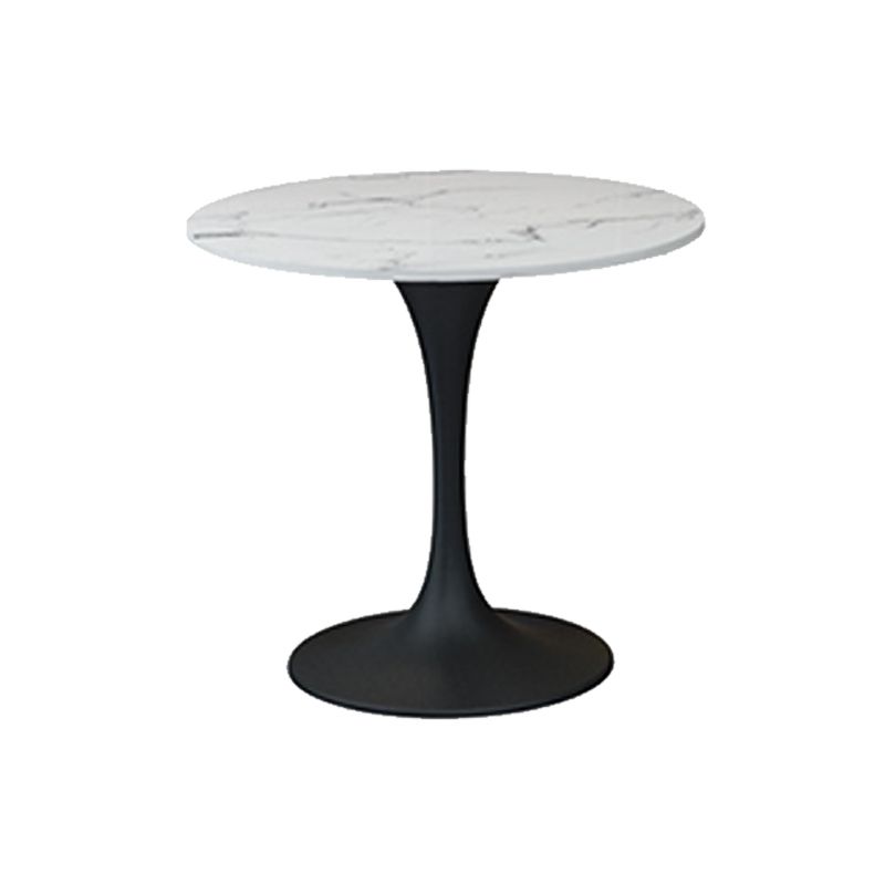 Modern Stone Round Dining Table Tulip Pedestal Table for Dining Room Clearhalo 'Dining Tables & Seating' 'Dining Tables' 'dining_table' 'furn' 'furn_dining_table' 'Furniture' 'Kitchen & Dining Furniture' 1200x1200_02e0338c-4d8d-437a-ba6c-ad34eeb9977b