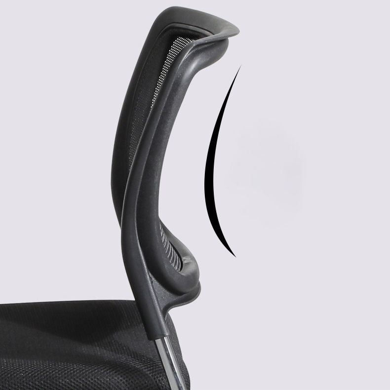 Mi dossier moderne de chaise de bureau de maille de Microfibre aucune chaise de bureau de roues