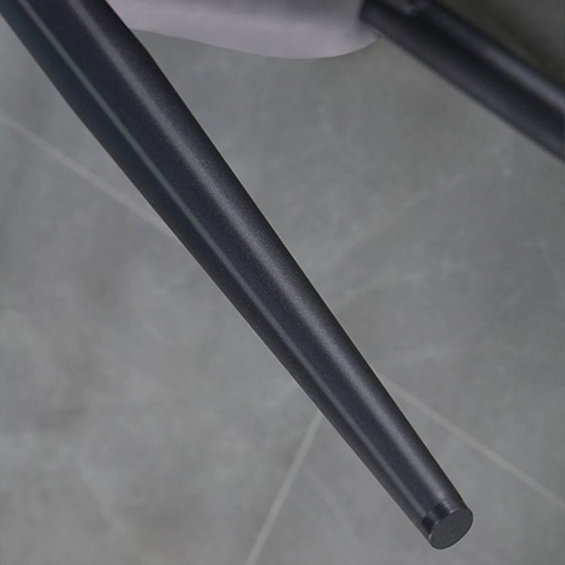 Contemporary Indoor Arm Chair Wingback Upholstered Metal Dining Room Chair Clearhalo ' kitchen&dining_furn' 'Dining Chairs' 'Dining Tables & Seating' 'dining_chair' 'furn' 'furn_dining_chair' 'Furniture' 'furniture_dining_chair' 'Kitchen & Dining Furniture' 'kitchen' 1200x1200_02e26934-37b7-407d-aa8b-1830a9612c80