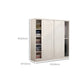 Modern White Wood Frame Wardrobe Freestanding Wardrobe with Soft Close Doors