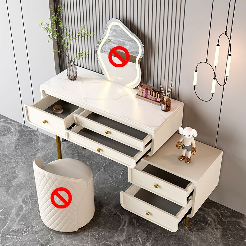 Vanité de maquillage luxueuse 3/5 tiroirs
