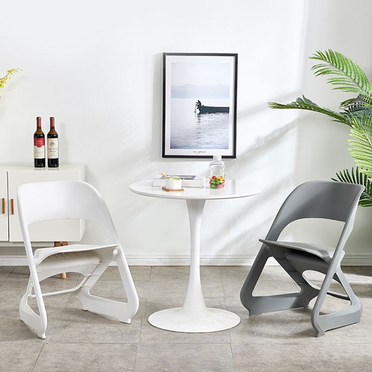 Modern Plastic Dining Room Chair Open Back Dining Side Chair for Restaurant Use Clearhalo ' kitchen&dining_furn' 'Dining Chairs' 'Dining Tables & Seating' 'dining_chair' 'furn' 'furn_dining_chair' 'Furniture' 'furniture_dining_chair' 'Kitchen & Dining Furniture' 'kitchen' 1200x1200_02e394f9-dbff-481c-9fca-d1e234472a13