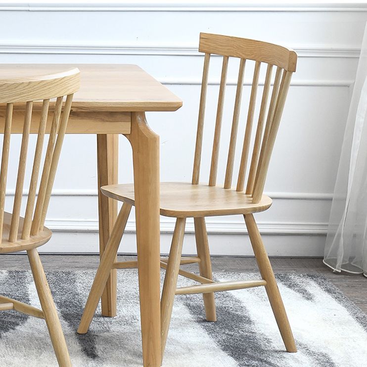 Minimalist Wood Side Dining Chairs Windsor Back Side Chair for Home Clearhalo 'Dining Chairs' 'Dining Tables & Seating' 'dining_chair' 'furn' 'furn_dining_chair' 'Furniture' 'furniture_dining_chair' 'Kitchen & Dining Furniture' 1200x1200_02e576c3-2b9b-4c0f-afb2-7821c10d8df9