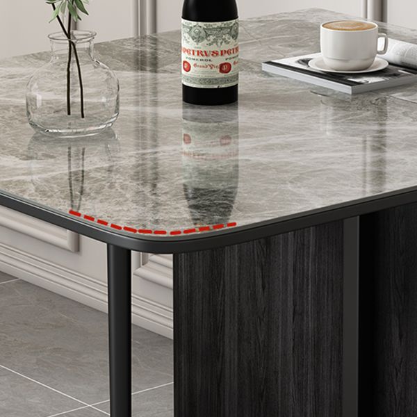 59'' Sintered Stone Top Dining Table Foldable Rectangle Table with Trestle Base Clearhalo ' dining_table' 'Dining Tables & Seating' 'Dining Tables' 'furn' 'furn_dining_table' 'Furniture' 'furniture_dining_table' 'Kitchen & Dining Furniture' 'kitchen&dining_furn' 'kitchen' 'kitchen_dining_table' 1200x1200_02e7abc6-48c3-43a7-a45c-20f3e69d2852