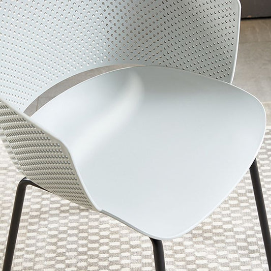 Contemporary Dining Arm Chair Open Back Side Chair with Metal Legs for Kitchen Clearhalo ' kitchen&dining_furn' 'Dining Chairs' 'Dining Tables & Seating' 'dining_chair' 'furn' 'furn_dining_chair' 'Furniture' 'furniture_dining_chair' 'Kitchen & Dining Furniture' 'kitchen' 1200x1200_02ec14f4-d921-4d32-bfcd-799bb73cd190