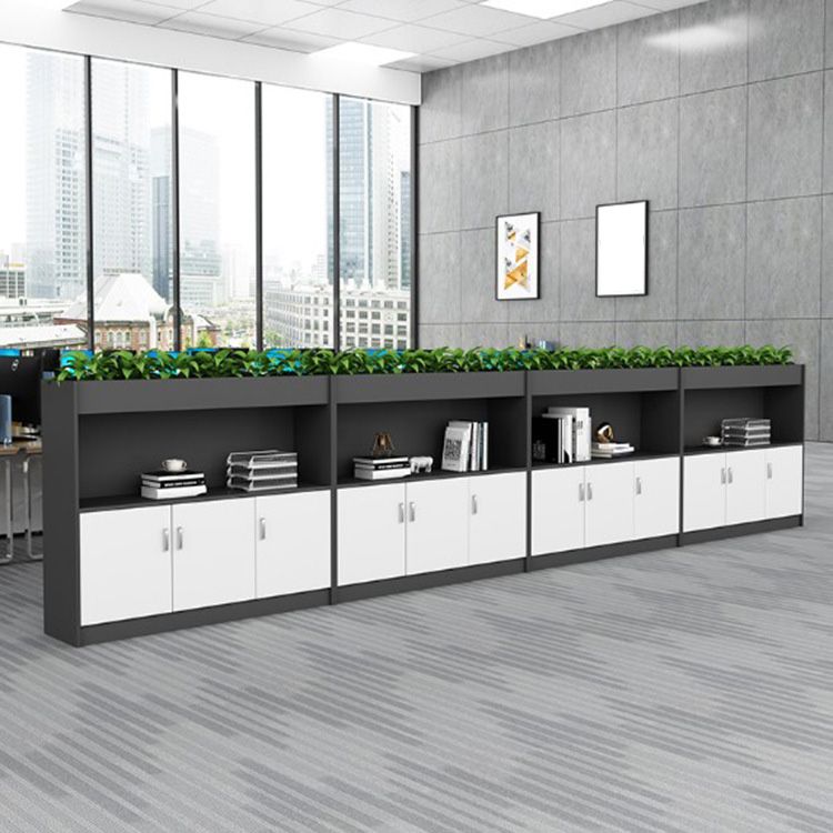 Archivo de madera de estantes de almacenamiento de estilo nórdico bloqueo de archivos verticales