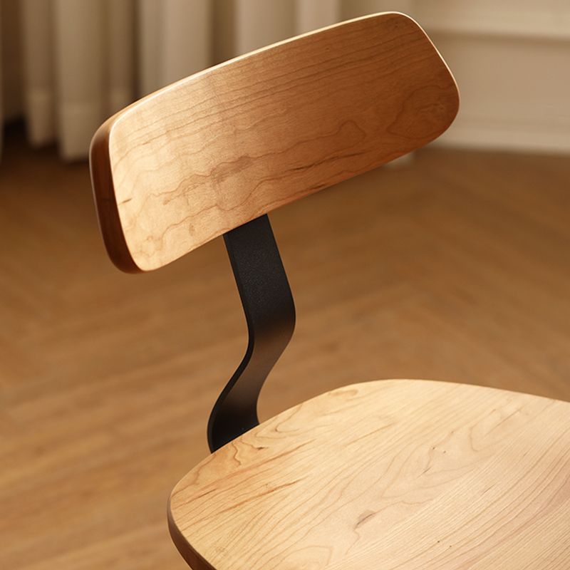 Industriële stijl zijstoel Solid Wood indoor Diner stoel voor woonkamer