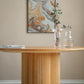 Minimalistische ronde eettafelset 1/2/3/4/5/7-delige grenen dinetteset