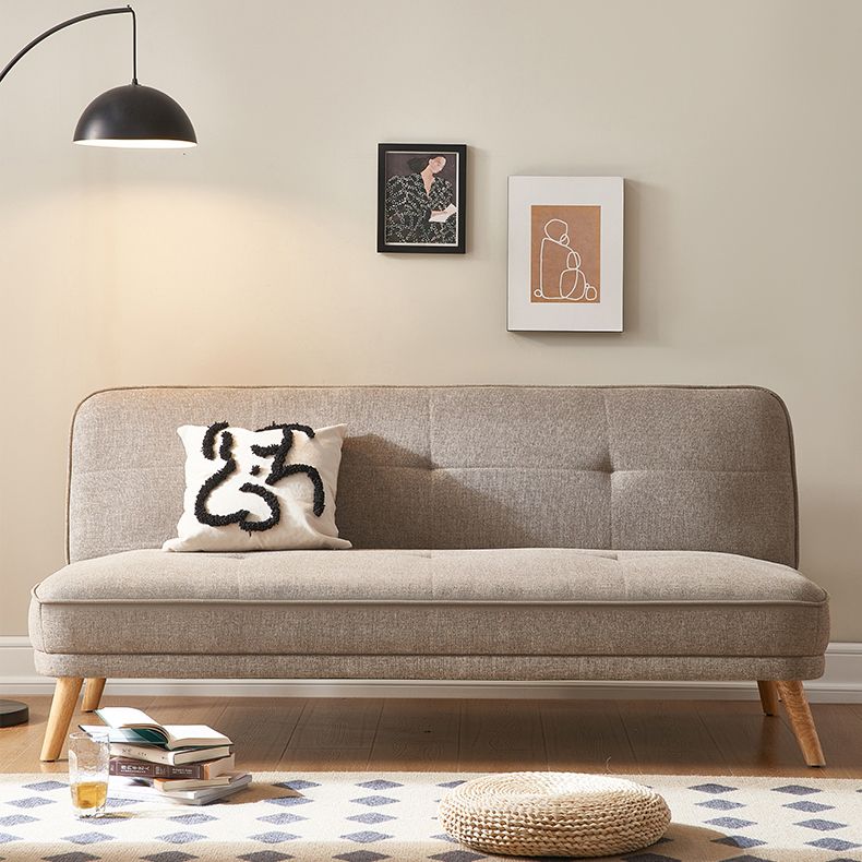 Contemporary Sofa Bed Linen Sofa without Arm 70.87" Long for Living Room