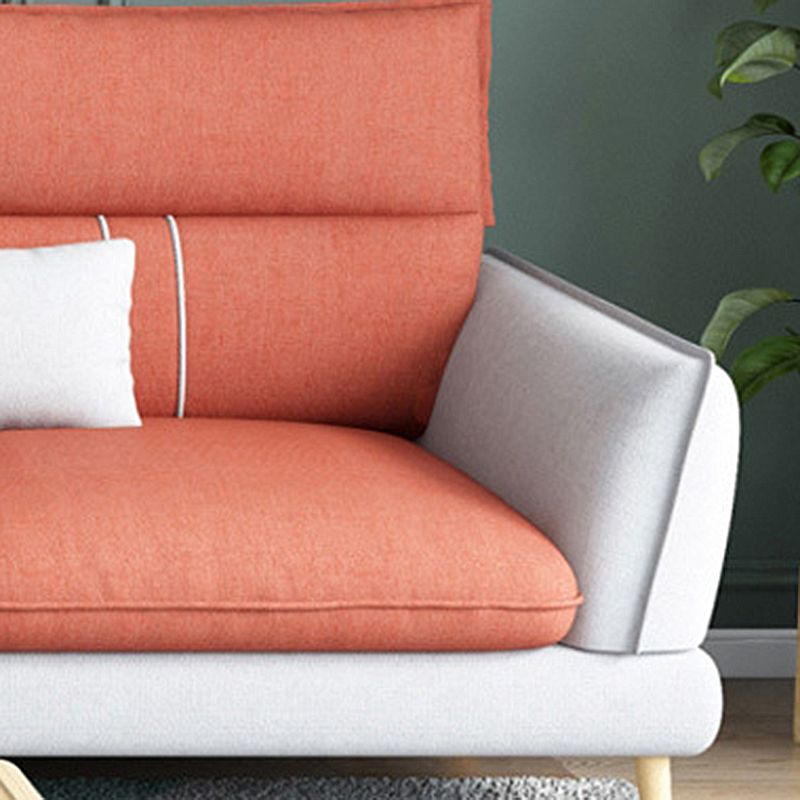 Contemporary Flared Arm Stationary Living Room Cushions Sofa Chaise Clearhalo 'furn' 'furn_sectionals' 'Furniture' 'Living Room Furniture' 'Sectionals' 1200x1200_02f0b414-1923-45ef-96bd-fc980023cecc