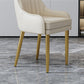 Chaise d'appoint de Style Glam, chaise de salle à manger d'intérieur en cuir pour salon