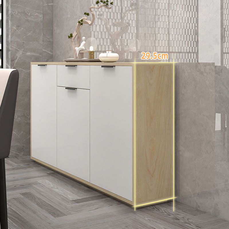 Sideboard in legno ingegnerizzato per la parte contemporaneo bianco per sala da pranzo