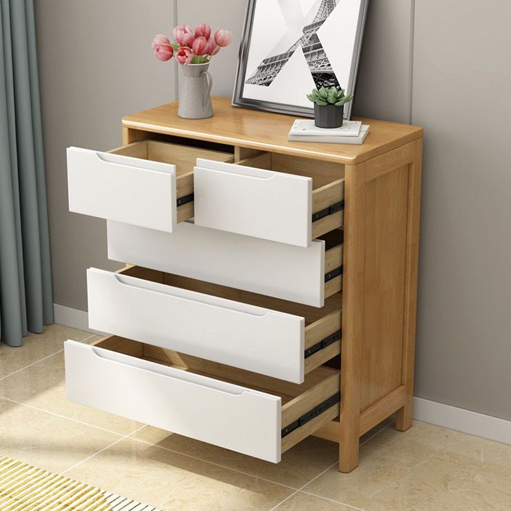 Ultra-Modern Rubberwood Double Dresser Horizontal Storage Chest Dresser for Bedroom Clearhalo 'Bedroom Furniture' 'Dressers & Chests' 'dressers_chests' 'furn' 'furn_dressers_chests' 'Furniture' 1200x1200_02f64db6-6a25-4a75-9f8a-3d46523143e6