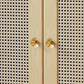 42.51" Tall 2 - Drawer Accent Cabinet Modern 3 - Door Cabinet Clearhalo 'Cabinets & Chests' 'cabinets_chests' 'furn' 'furn_cabinets_chests' 'Furniture' 'Living Room Furniture' 1200x1200_02f76801-6cdc-41d9-a5ca-973581dae380