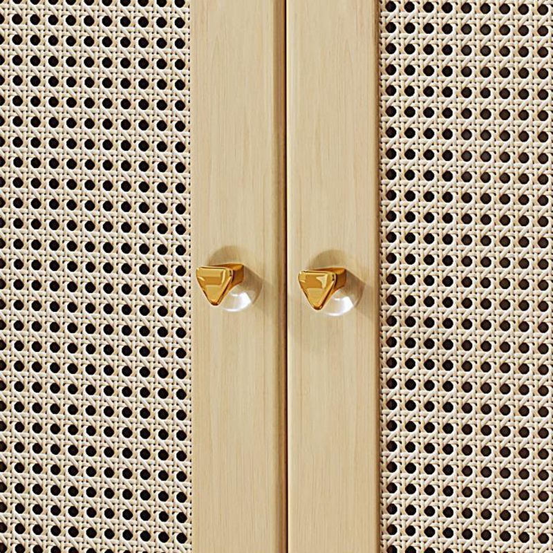 42.51" Tall 2 - Drawer Accent Cabinet Modern 3 - Door Cabinet Clearhalo 'Cabinets & Chests' 'cabinets_chests' 'furn' 'furn_cabinets_chests' 'Furniture' 'Living Room Furniture' 1200x1200_02f76801-6cdc-41d9-a5ca-973581dae380