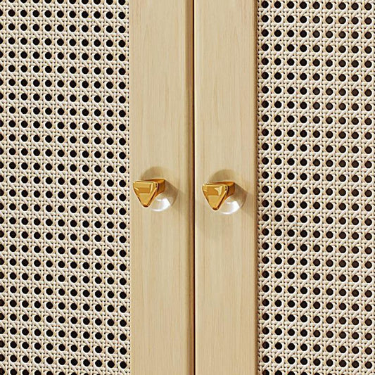 42.51" Tall 2 - Drawer Accent Cabinet Modern 3 - Door Cabinet Clearhalo 'Cabinets & Chests' 'cabinets_chests' 'furn' 'furn_cabinets_chests' 'Furniture' 'Living Room Furniture' 1200x1200_02f76801-6cdc-41d9-a5ca-973581dae380