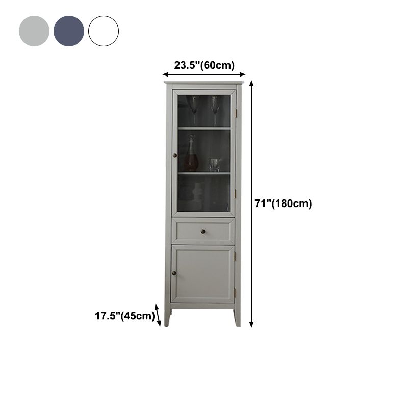 Credenza da cucina con cornice in rovere contemporanea per sala da pranzo