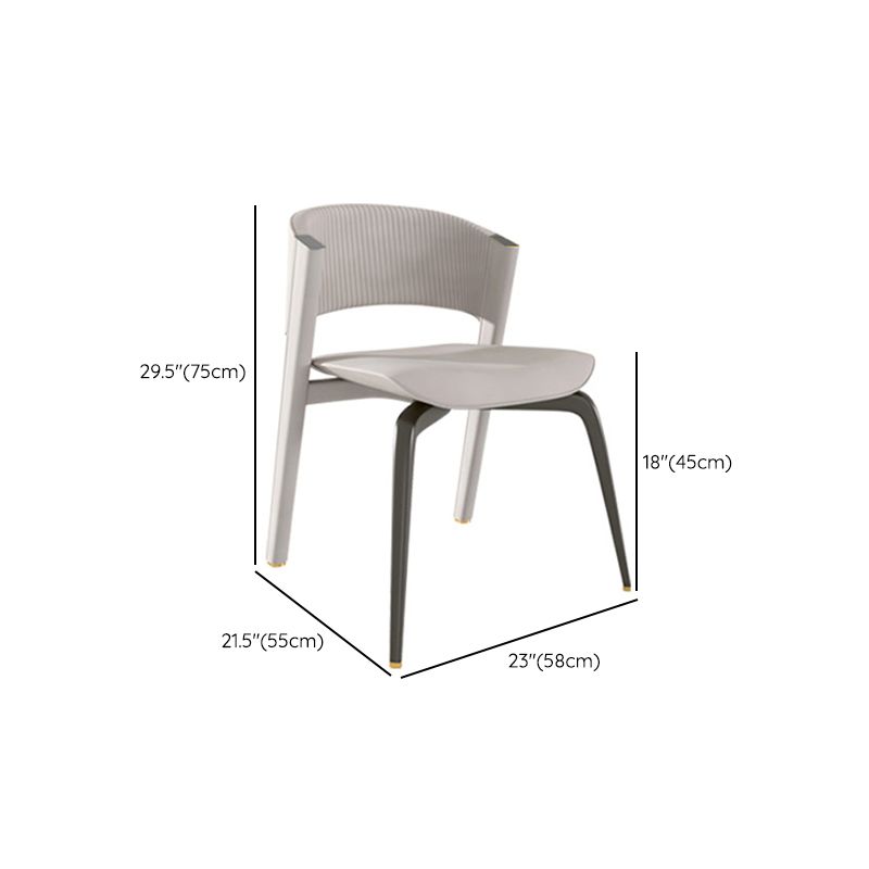 1/2/3/4/5 PC Dinette set con tavolo da pranzo in vetro grigio e sedie bianche