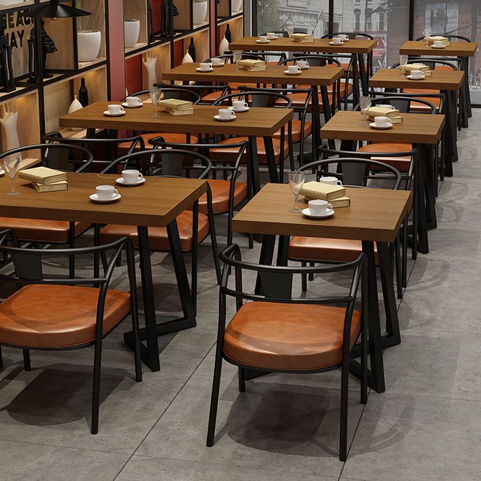 Industrial Solid Wood Dining Table Brown Table with Metal Base for Dinning Room Clearhalo ' dining_table' 'Dining Tables & Seating' 'Dining Tables' 'furn' 'furn_dining_table' 'Furniture' 'furniture_dining_table' 'Kitchen & Dining Furniture' 'kitchen&dining_furn' 'kitchen' 'kitchen_dining_table' 1200x1200_02fa9ade-8d12-4d34-a97f-180178cd3040