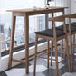 Industrial Style Natural Wood Bar Table Rectangle Top Indoor 41.34"H Bistro Table Clearhalo 'Bar Furniture' 'Bar Tables' 'bar_tables' 'furn' 'furn_bar_tables' 'Furniture' 'furniture_bar_tables' 'Kitchen & Dining Furniture' 'kitchen&dining_furn' 'kitchen' 1200x1200_02fb76d1-b7ae-4042-ac0b-56d807b34378