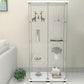 Contemporary Tempered Glass Curio Cabinet Glass Doors Display Cabinet for Bedroom Clearhalo 'Display & China Cabinets' 'display_china_cabinets' 'furn' 'furn_display_china_cabinets' 'Furniture' 'Kitchen & Dining Furniture' 1200x1200_02fc2643-8fbd-4246-a713-ea5854a2df9a