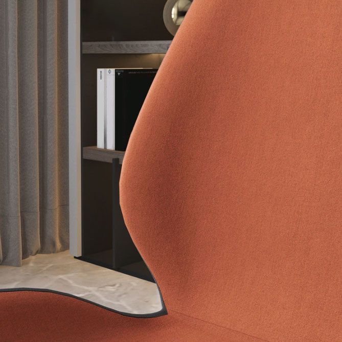 Contemporary Style Dining Chair Wingback Armless Chairs with Metal Legs for Kitchen Clearhalo 'Dining Chairs' 'Dining Tables & Seating' 'dining_chair' 'furn' 'furn_dining_chair' 'Furniture' 'furniture_dining_chair' 'Kitchen & Dining Furniture' 1200x1200_02fc2e97-612a-4511-95fe-3a16a6195cba