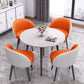 Round Shape 4 Legs Modern Dining Table White Fixed Table of Sintered Stone Clearhalo ' dining_table' 'Dining Tables & Seating' 'Dining Tables' 'furn' 'furn_dining_table' 'Furniture' 'furniture_dining_table' 'Kitchen & Dining Furniture' 'kitchen&dining_furn' 'kitchen' 'kitchen_dining_table' 1200x1200_02fc99d5-4615-4c61-b306-b93a458f4685
