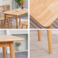 Contemporary Solid Wood Rectangular Dining Table for Dining Room