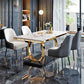 Trestle Base Dining Table Traditional Luxury Marble Dinner Table for Home Clearhalo ' dining_table' 'Dining Tables & Seating' 'Dining Tables' 'furn' 'furn_dining_table' 'Furniture' 'furniture_dining_table' 'Kitchen & Dining Furniture' 'kitchen&dining_furn' 'kitchen' 'kitchen_dining_table' 1200x1200_03021bd3-5f8d-449b-9399-22fb1a29e840