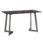 Industrial Dining Table Black Sintered Stone Dining Table with Double Pedestal Clearhalo ' dining_table' 'Dining Tables & Seating' 'Dining Tables' 'furn' 'furn_dining_table' 'Furniture' 'furniture_dining_table' 'Kitchen & Dining Furniture' 'kitchen&dining_furn' 'kitchen' 'kitchen_dining_table' 1200x1200_03027bb2-8d64-4cf2-b0b9-8a0c1692aa67