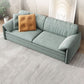 Modern Green Convertible Sofa Cushion Back Foldable Loveseat