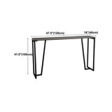 Rectangle Top Counter Table Industrial 42-inch Height Table for Dining Room Clearhalo 'Bar Furniture' 'Bar Tables' 'bar_tables' 'furn' 'furn_bar_tables' 'Furniture' 'furniture_bar_tables' 'Kitchen & Dining Furniture' 'kitchen&dining_furn' 'kitchen' 1200x1200_03059243-bb1f-4f4e-9d93-92ea0ac42ee1