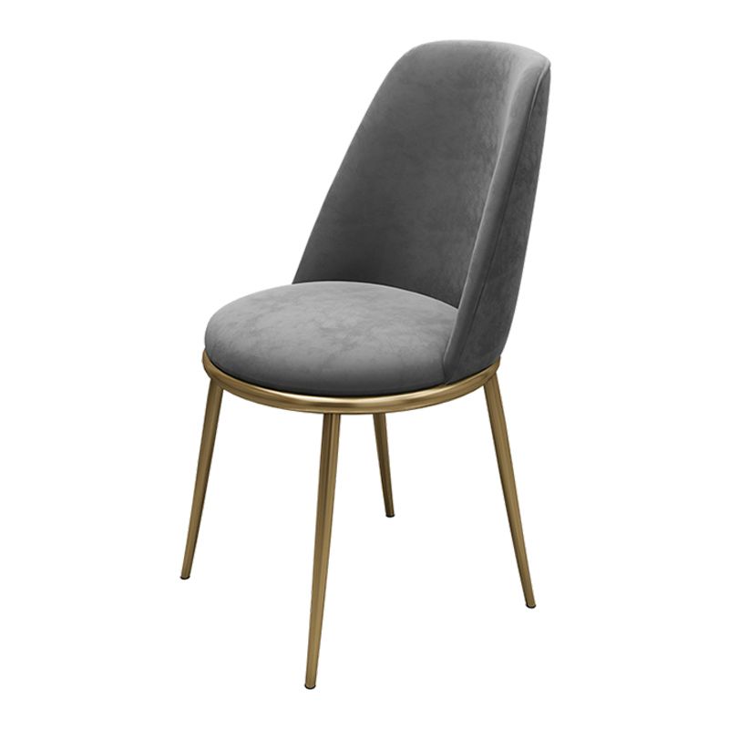 Glam Style Dining Room Chair Upholstered Dining Chair for Indoor Clearhalo 'Dining Chairs' 'Dining Tables & Seating' 'dining_chair' 'furn' 'furn_dining_chair' 'Furniture' 'furniture_dining_chair' 'Kitchen & Dining Furniture' 1200x1200_03086ae5-9324-4c78-907e-34bd144e414c
